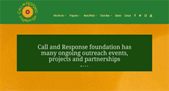 Desktop Screenshot of callandresponsefoundation.org